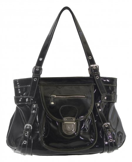 BLACK FASHION HANDBAG