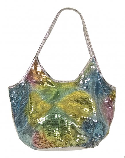 RAINBOW SEQUIN HANDBAG