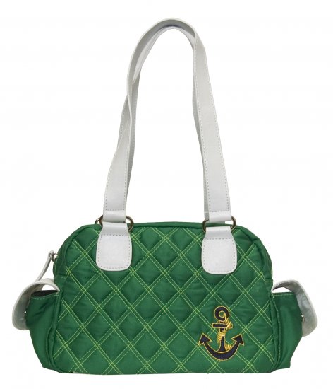 GREEN SHOULDER BAG