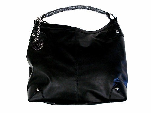 BLACK PU HANDBAG