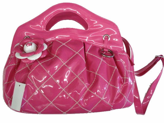 PINK PU HANDBAG