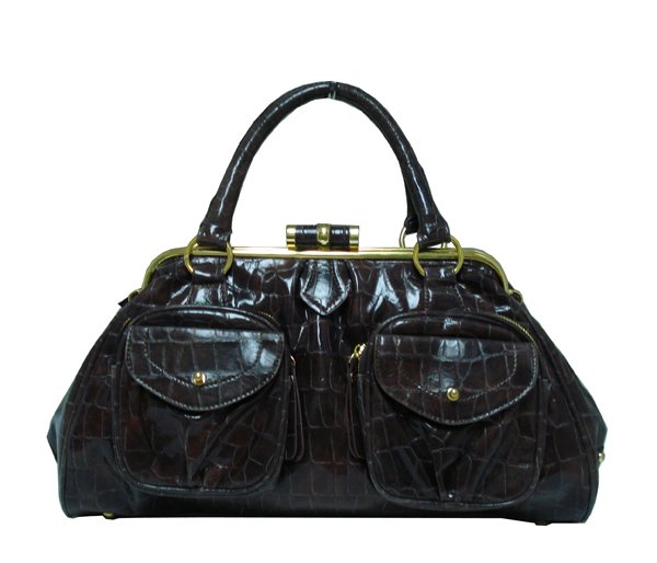 COFFEE PU HANDBAG