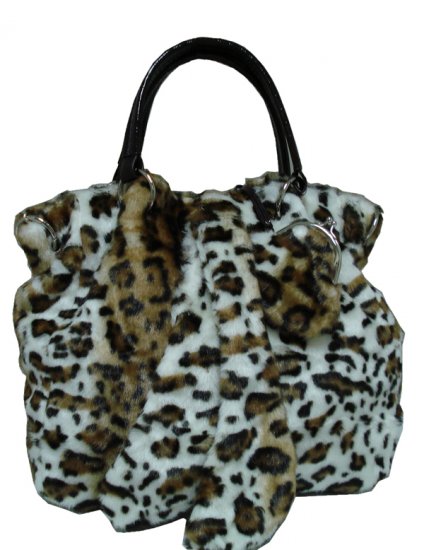 ANIMAL PRINT FASHION HANDBAG