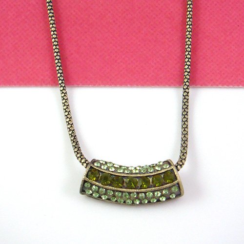 Green Crystal Greece Designed Pendant