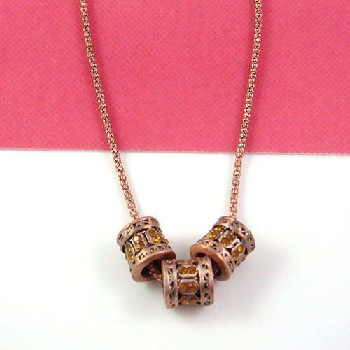 Greece Charming Burgundy Crystal Pendant