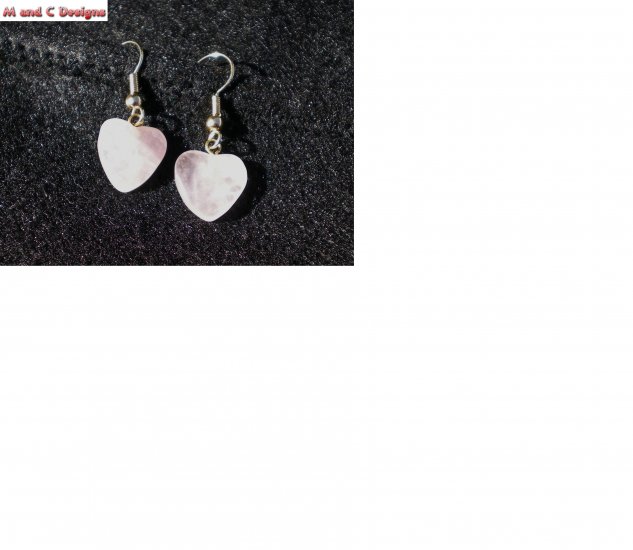 Pink Heart Earrings