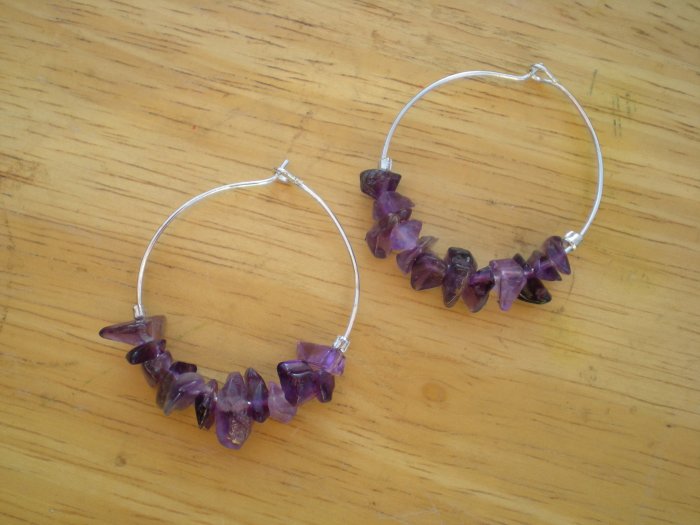 Amethyst earrings