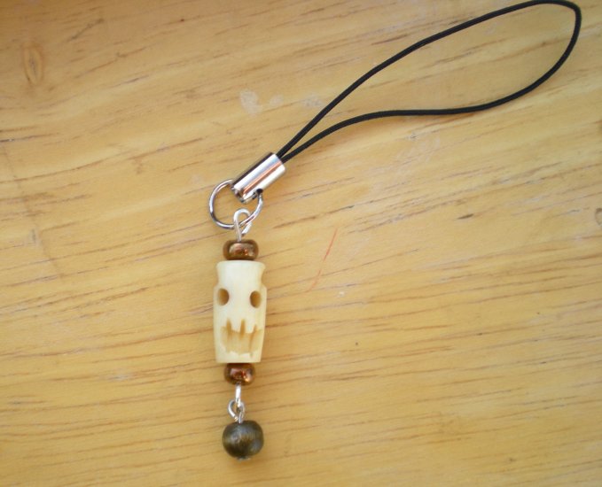 Skull Cell Phone Charm