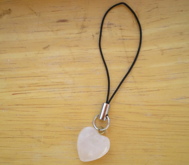 Heart Cell Phone Charm