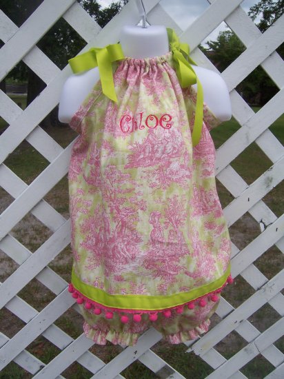 Custom Boutique Toile Swing Top & Bloomer Pants Set