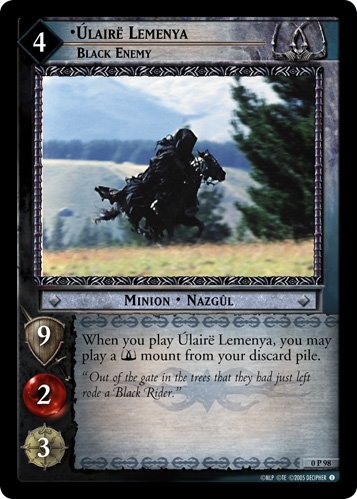 0P98 - Ulaire Lemenya, Black Enemy (Foil) - Promo