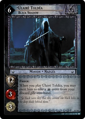 0P81 - Ulaire Toldea, Black Shadow (Foil) - Promo
