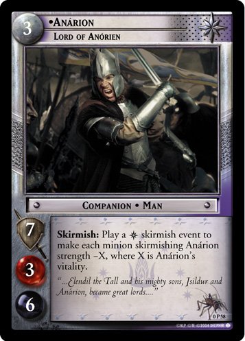 0P58 - Anarion, Lord of Anorien - WETA Promo
