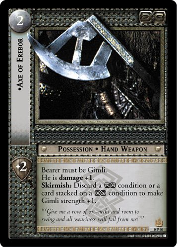 0P40 - Axe of Erebor - Countdown Collection Promo