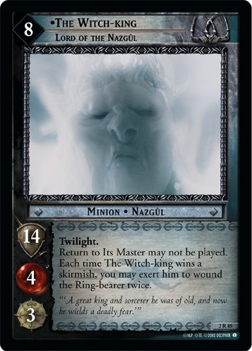 2R85 - The Witch-king, Lord of the Nazgul