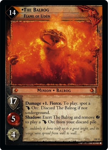 2R52 - The Balrog, Flame of Udun