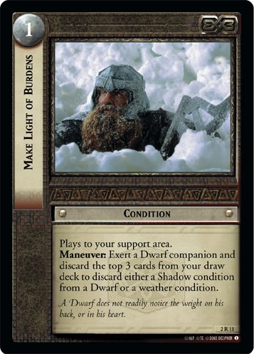 2R11 - Make Light of Burdens