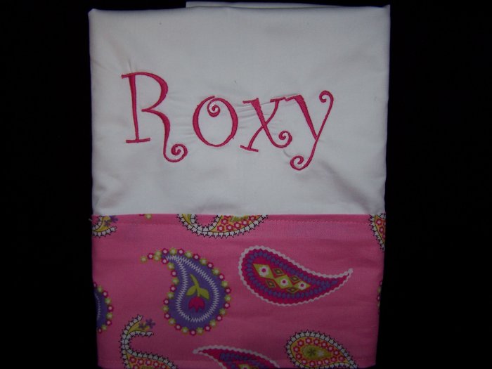 Personalized pillowcase