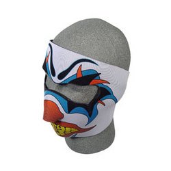 Cold Weather Headwear Neoprene Face Mask - Clown
