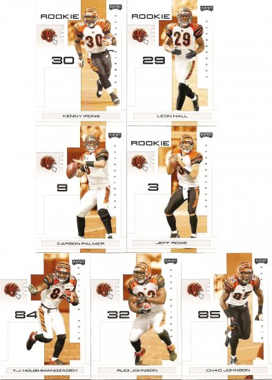 2007 Cincinnati Bengals NFL Playoffs Team Set