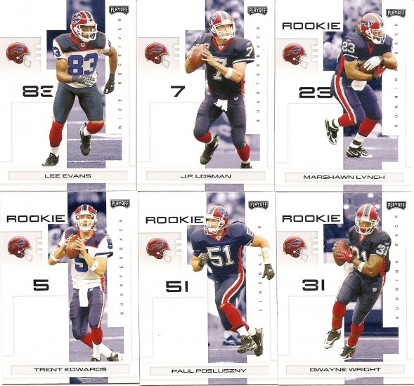 2007 Buffalo Bills NFL Playoffs Team Set