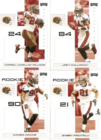 2007 Tampa Bay Buccaneers NFL Playoffs Team Set
