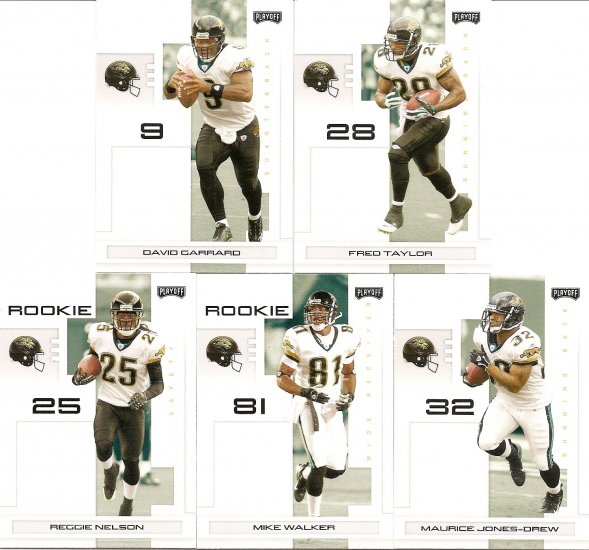 2007 Jacksonville Jaguars NFL Playoffs Team Set