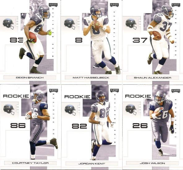 2007 Seattle Seahawks NFL Playoffs Team Set