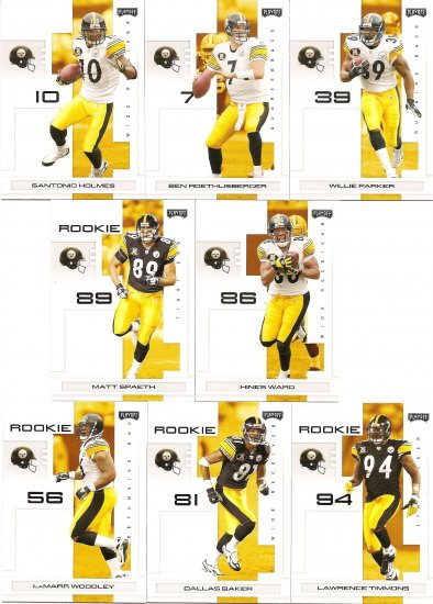 2007 Pittsburgh Steelers NFL Playoffs Team Set