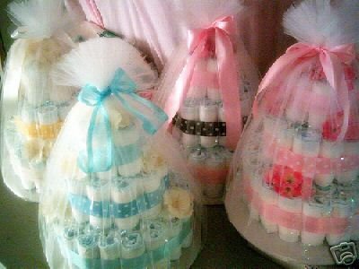 Diaper Cakes (Trendy)