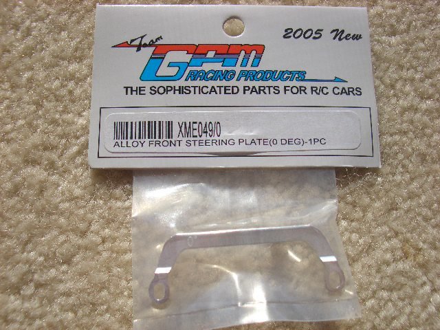 XME0490-Alloy front steering plate (0 deg)