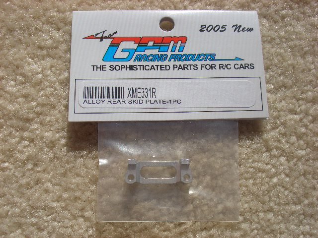 XME331R-Alloy rear skid plate