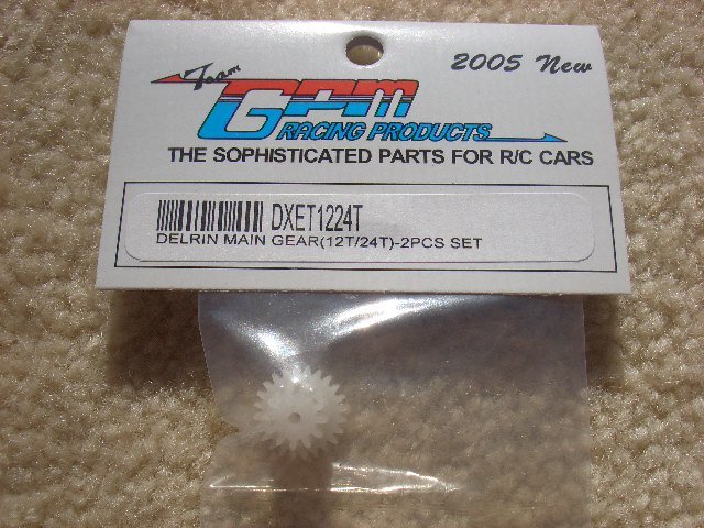 DXME1224T-Delrin main gear