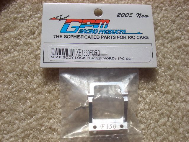 XET330FORD-Alloy front body lock plate with screws (for Ford F150)