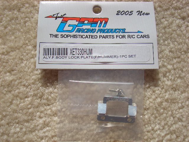 XET330HUM-Alloy front bady lock plate (For Hummer)