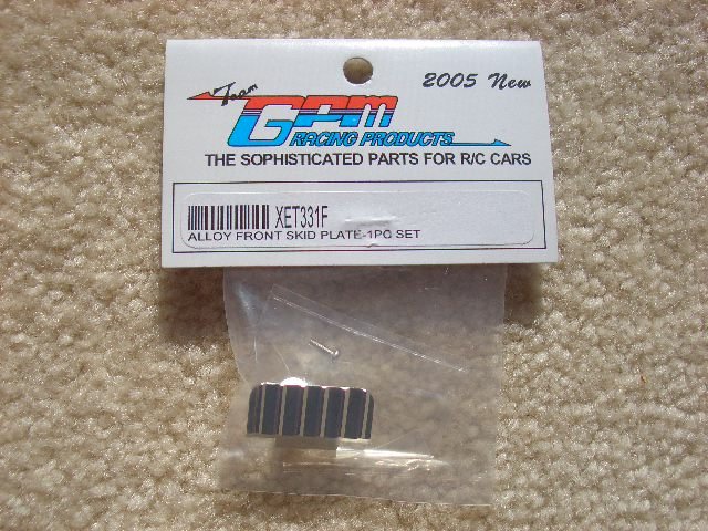 XET331F-Alloy front skid plate