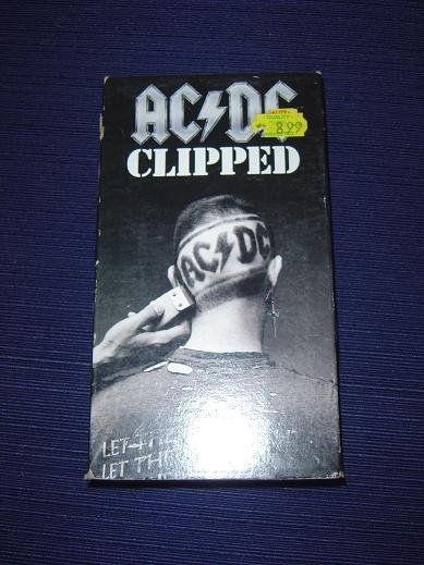 AC/DC "Clipped" VHS tape
