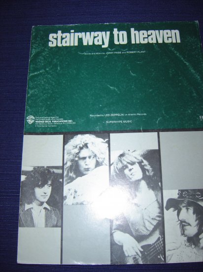 Stairway to Heaven musical score