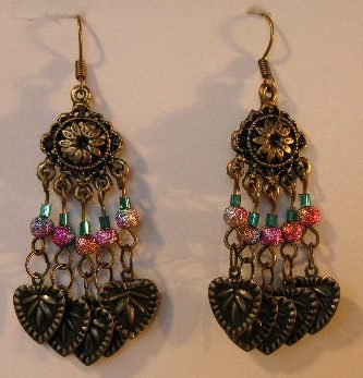129(Inventory#) Vintage looking earrings