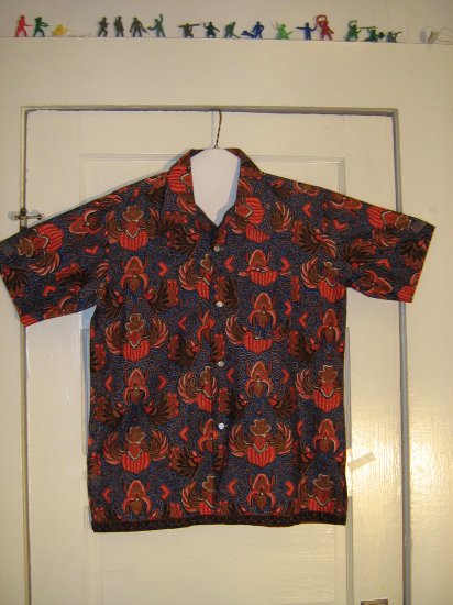 Bali Batik 1970s Mens Shirt