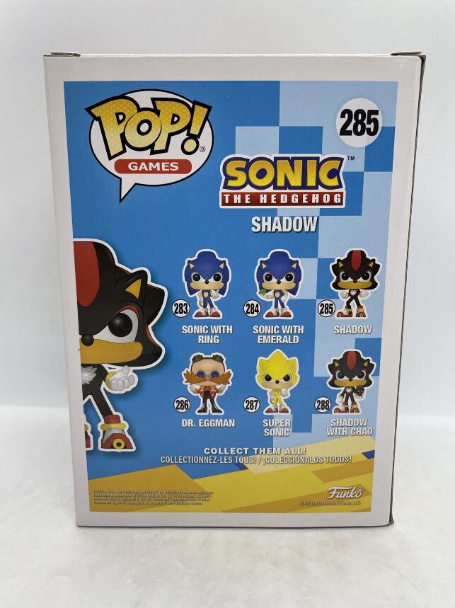 Sonic The Hedgehog Shadow Funko Pop Vinyl Figure With Protector