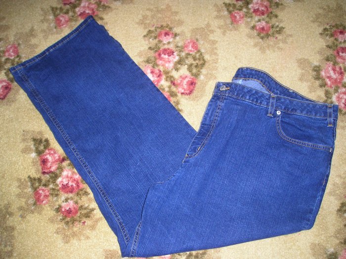LANDS END JEANS PANTS PLUS SIZE CLASSIC FIT SIZE 3X 24W