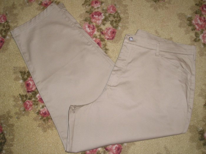 LEE PANTS KHAKI TAN PLUS BRAND NEW SIZE 24W 3X
