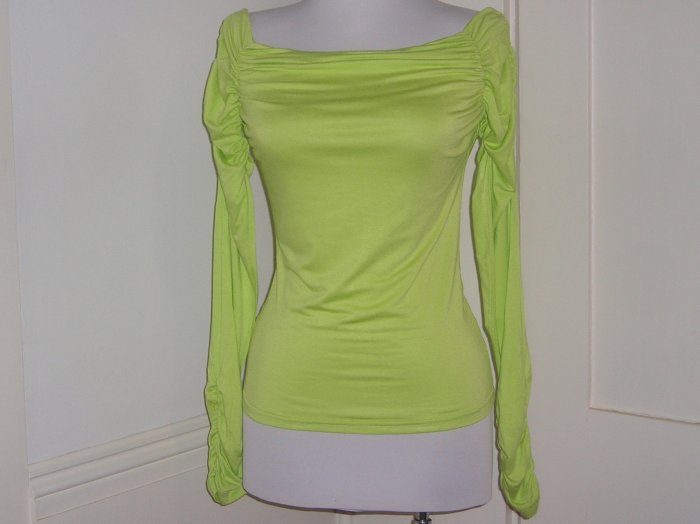NWT SHARAGANO SHIRT SIZE S SMALL TAFFI LIME