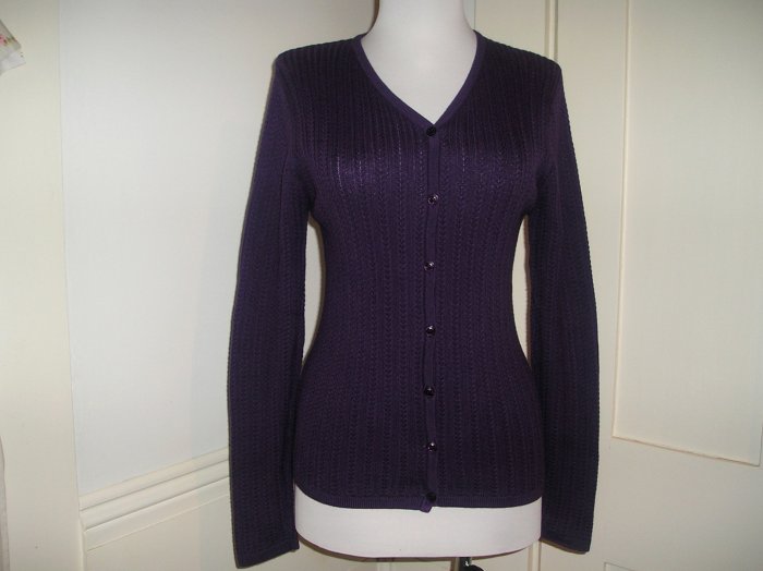 LL BEAN SWEATER SIZE XS EXTRA SMALL CARDIGAN CABLE
