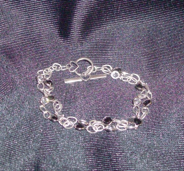 Swarovski Black/Crystal Channel Bracelet