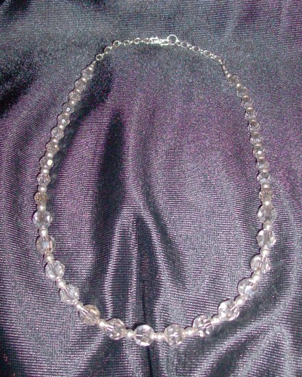 Crystal Silver Swarovski Necklace
