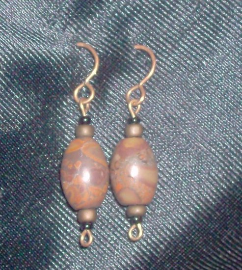 Vintage Semi-Precious Gemstone Earrings