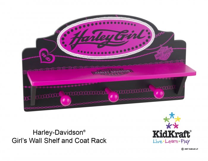 Harley Davidson Girls Wall Shelf Item # 10160