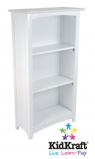 Avalon Tall Bookshelf - White Item # 14001